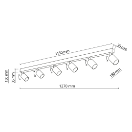 Lampa sufitowa NEX  11370