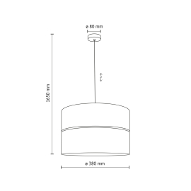 Lampa sufitowa CALMA  11601