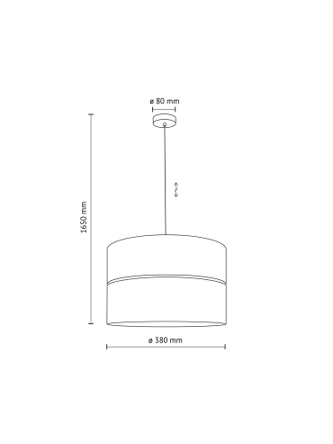 Lampa sufitowa CALMA  11601