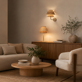 Kinkiet KALUM WOOD 11804