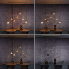 Lampa wisząca PURE FALLING RINGS LED CCT PILOT 2505-97