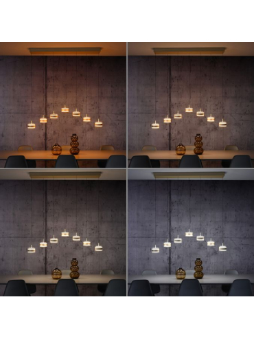 Lampa wisząca PURE FALLING RINGS LED CCT PILOT 2505-97