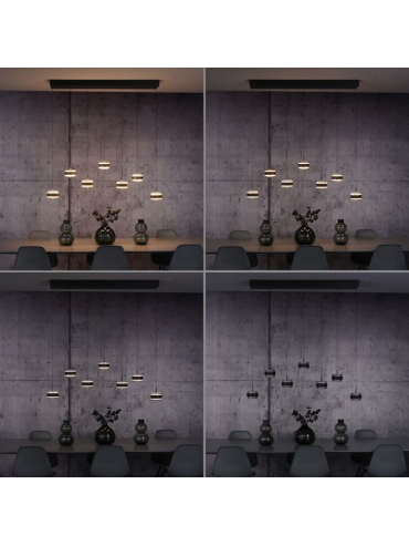 Lampa wisząca PURE FALLING RINGS LED CCT PILOT 2505-18