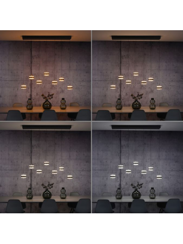 Lampa wisząca PURE FALLING RINGS LED CCT PILOT 2505-18