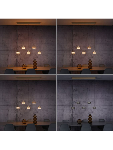 Lampa wisząca PURE FALLING RINGS LED CCT PILOT 2504-97
