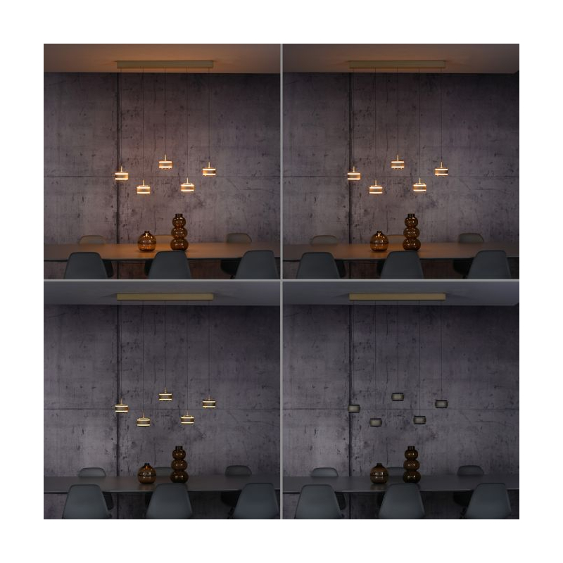 Lampa wisząca PURE FALLING RINGS LED CCT PILOT 2504-97