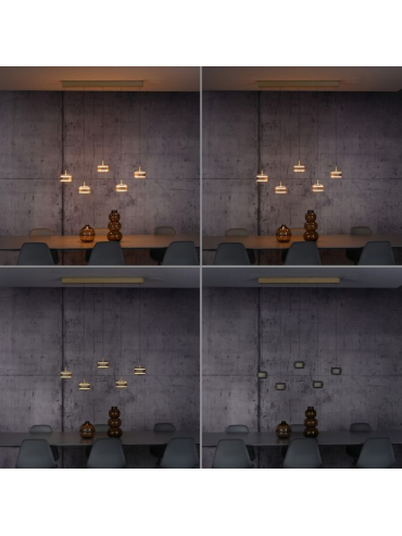 Lampa wisząca PURE FALLING RINGS LED CCT PILOT 2504-97
