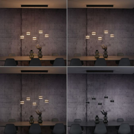 Lampa wisząca PURE FALLING RINGS LED CCT PILOT 2504-18