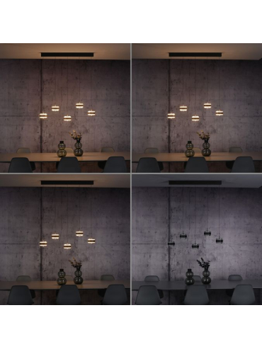 Lampa wisząca PURE FALLING RINGS LED CCT PILOT 2504-18