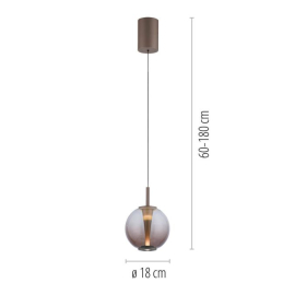 Lampa wisząca INFINITY SINGLE DALI CCT PILOT 2220-97