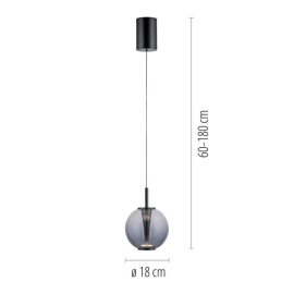 Lampa wisząca INFINITY SINGLE DALI CCT PILOT 2220-15