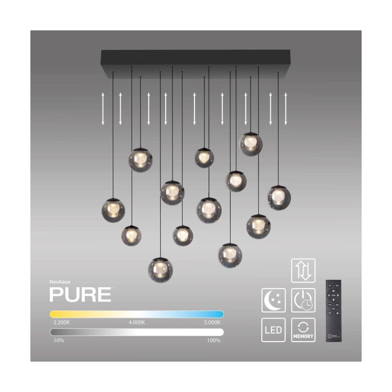 Lampa wisząca PURE POPUP LED CCT PILOT 2590-15