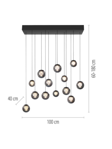 Lampa wisząca PURE POPUP LED CCT PILOT 2590-15
