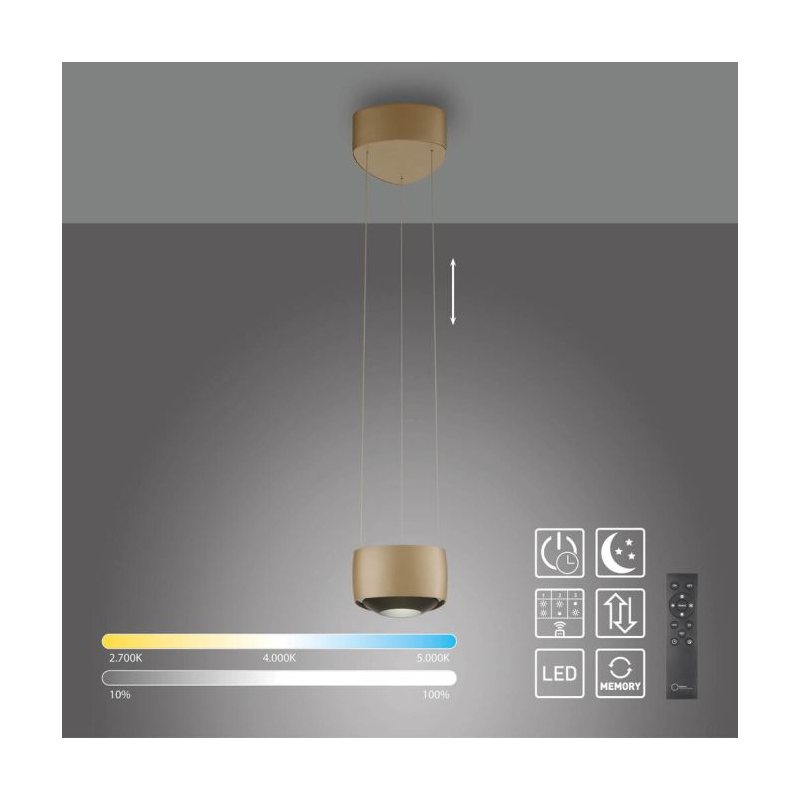 Lampa wisząca Q-STRETTO LED CCT PILOT 2657-97