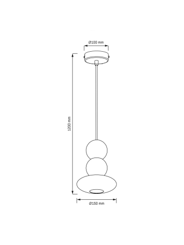 Lampa wisząca MARBLE 344557