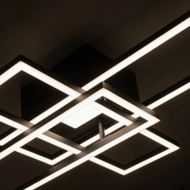Lampa sufitowa LUMENZ CCT PILOT MS243-BK