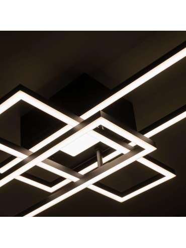 Lampa sufitowa LUMENZ CCT PILOT MS243-BK