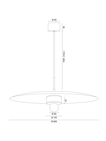 Lampa wisząca LILY 12602