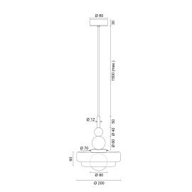 Lampa wisząca DAISY SMALL 12201