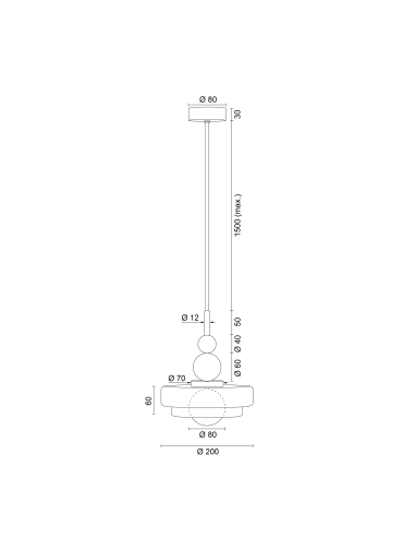 Lampa wisząca DAISY SMALL 12201