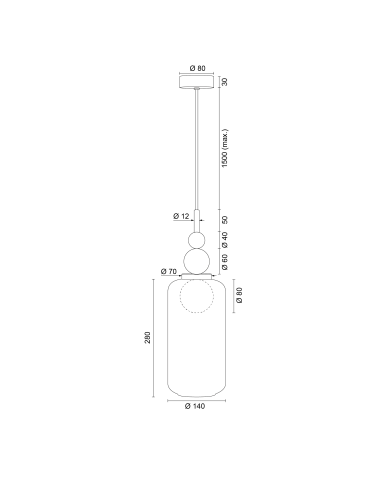 Lampa wisząca HOLLY 12301
