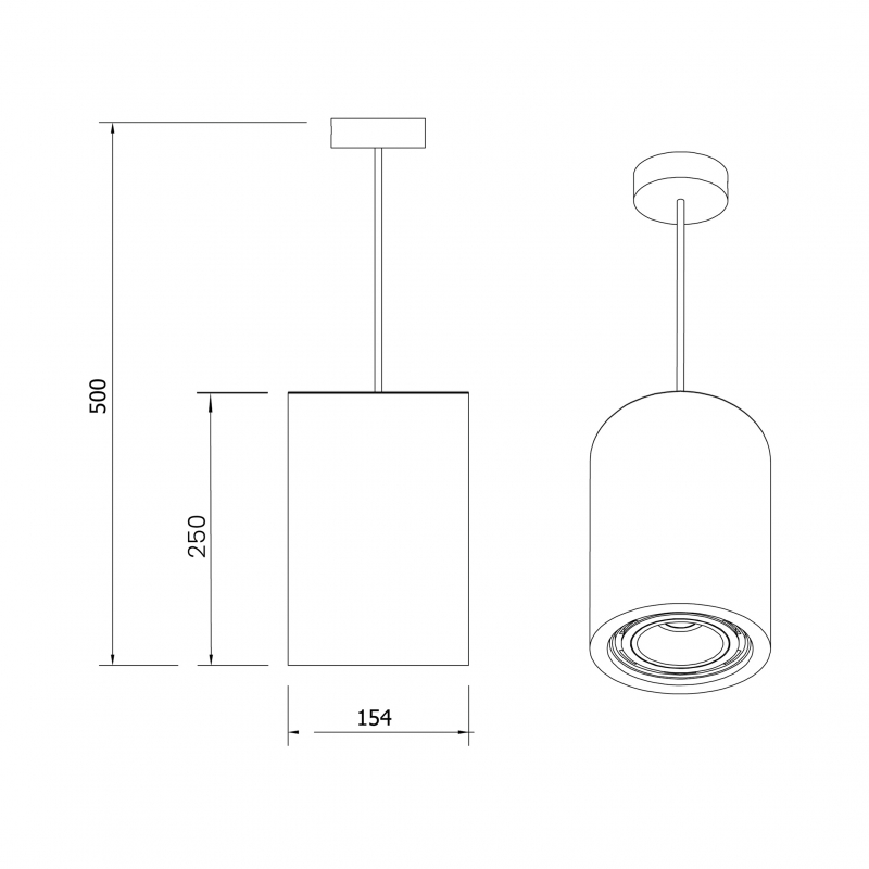 Lampa wisząca MONAX 1213Z2440
