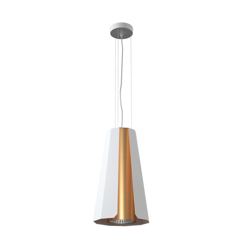 Lampa wisząca ALAMAK 1389BW1/962/117 biała