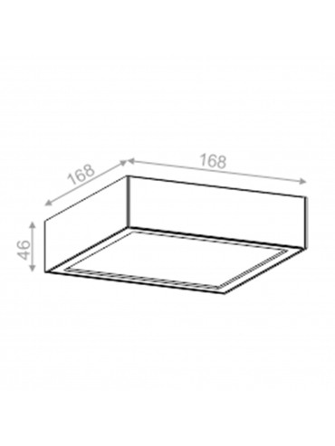 Lampa sufitowa SLIMMER 17 LED L830 natynkowy biały mat 40170-L830-D9-00-03