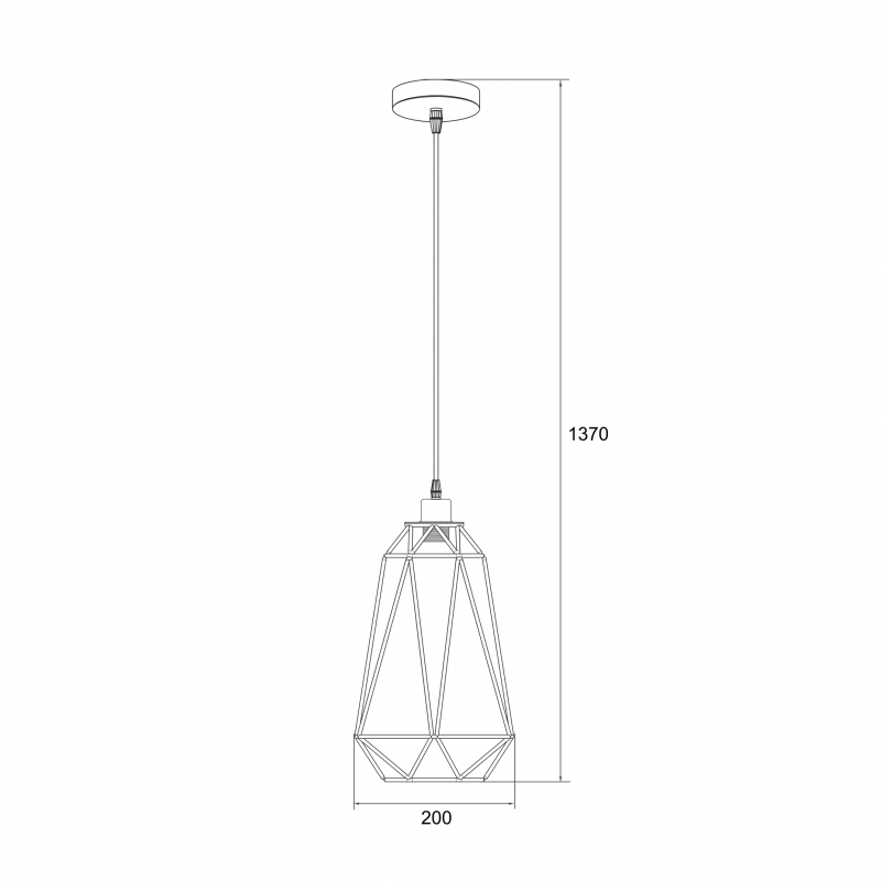 Lampa wisząca TORCH HP1423A-20-BL