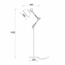 Lampa podłogowa MILO SL598-CH