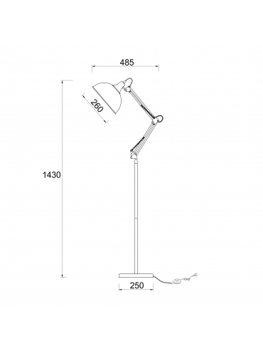 Lampa podłogowa MILO SL598-CH