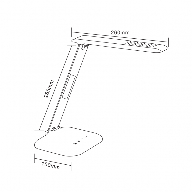Lampa biurkowa LED H1408S-BCK