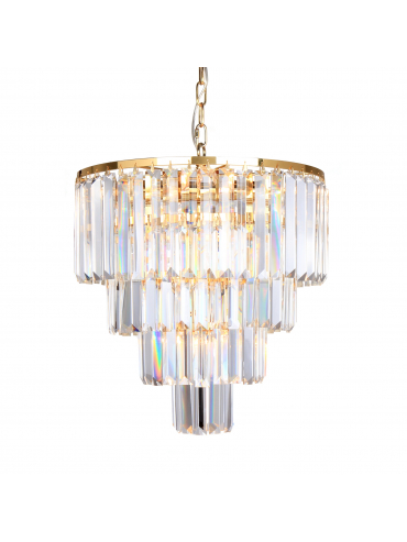 Lampa wisząca AMEDEO 17106/4+1-GLD