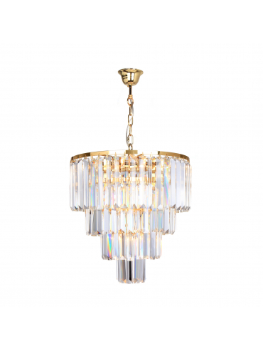 Lampa wisząca AMEDEO 17106/4+1-GLD