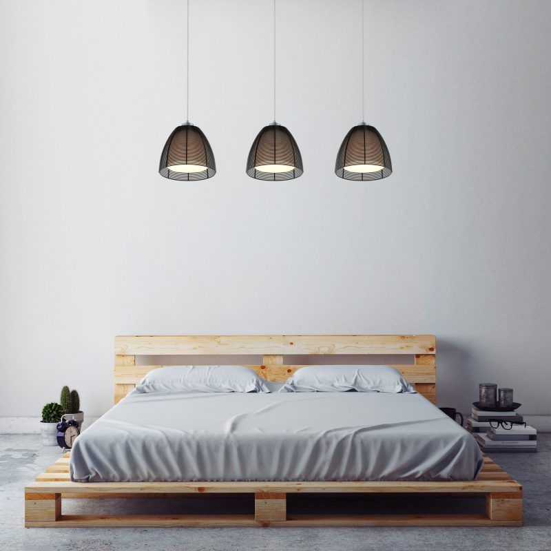 Lampa wisząca PICO MD9023-3B czarna