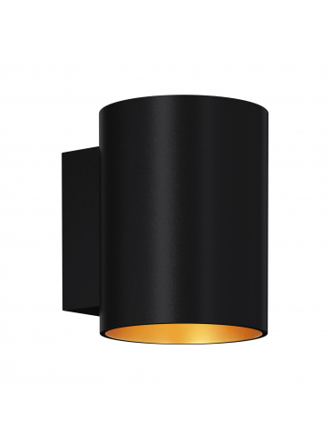 Kinkiet SOLA WL ROUND BLACK-GOLD 91061