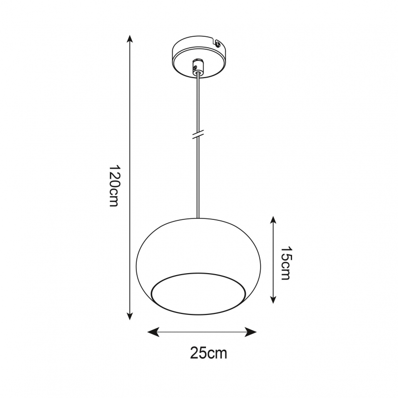 Lampa wisząca SILLO P14120-1