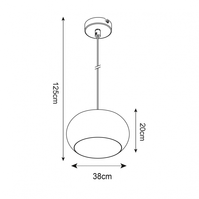 Lampa wisząca SILLO P14120-1-D40