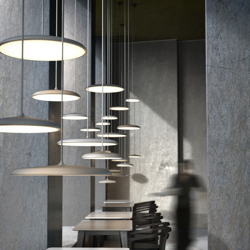 Lampa wisząca ARTIST 40 Szara 83093010