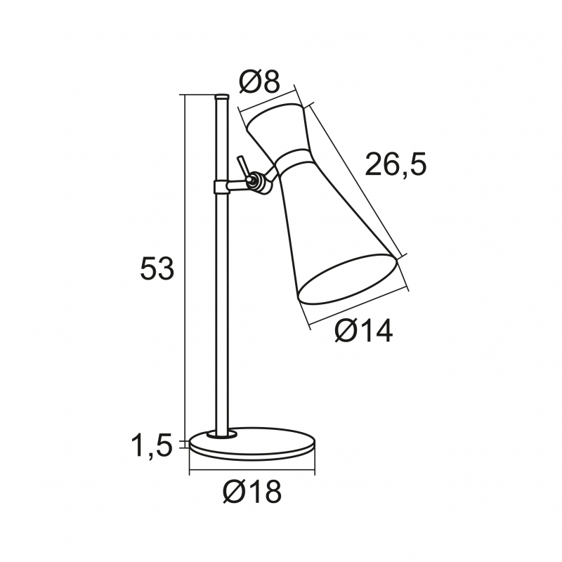 Lampa biurkowa LUKKA 3894