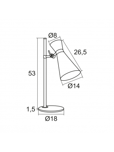 Lampa biurkowa LUKKA 3894