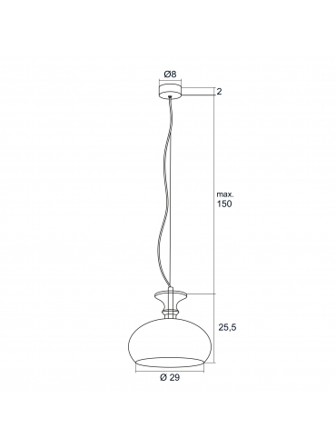 Lampa wisząca GROSETTO 3805