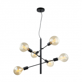 Lampa wisząca MADALYN MDM3582/6 BK
