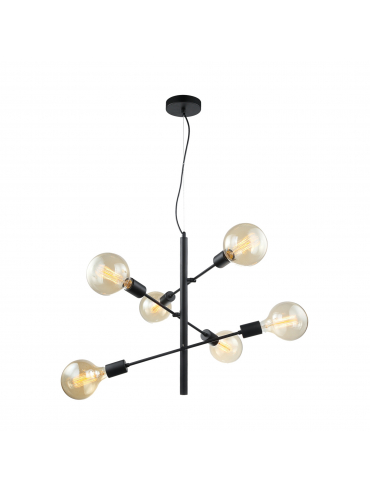 Lampa wisząca MADALYN MDM3582/6 BK