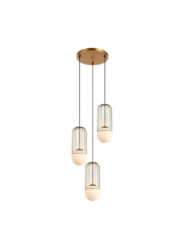 Lampa wisząca MATTY MDM-3939/3 GD