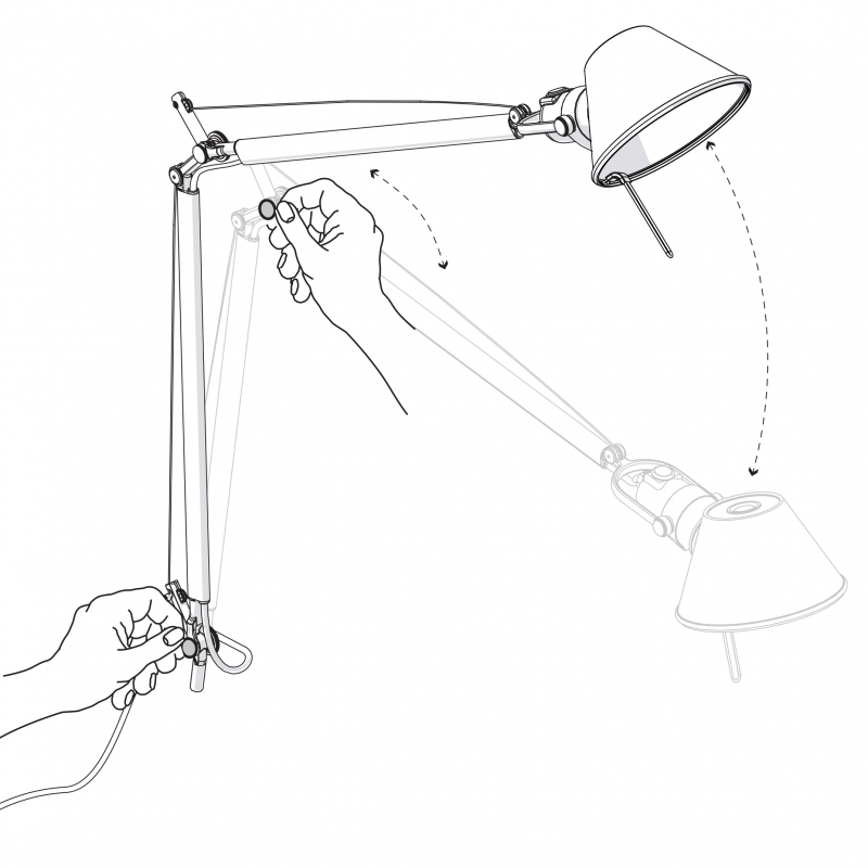 Kinkiet TOLOMEO MINI Srebrny
