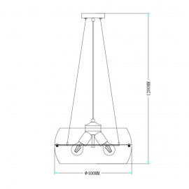 Lampa wisząca MERANO RLD931031-3