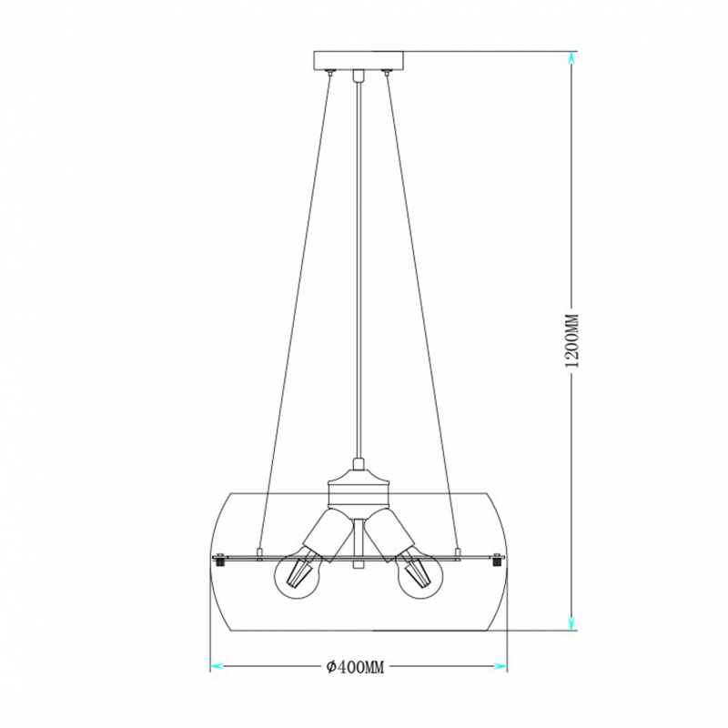 Lampa wisząca MERANO RLD931031-3