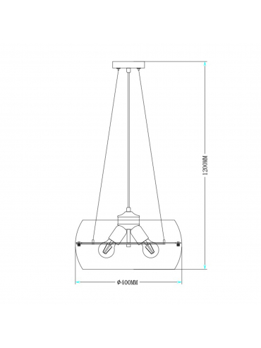 Lampa wisząca MERANO RLD931031-3