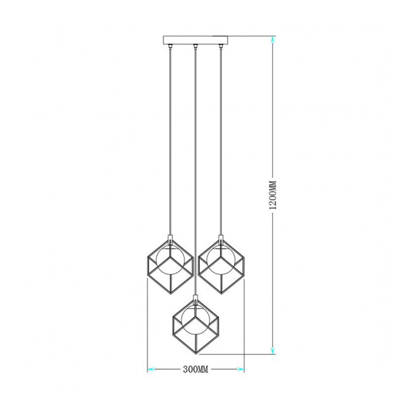 Lampa wisząca SORANO RLD92179-3